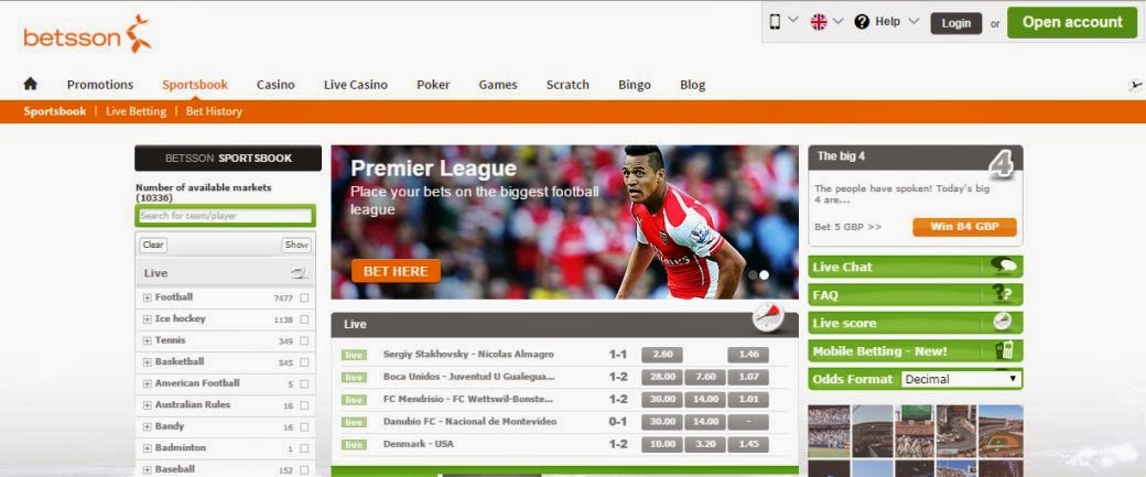 betsson-home-page